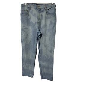 Bill Blass 1980's Mom Jeans Stonewashed High Waist Rad Denim Blue Tall Size 14